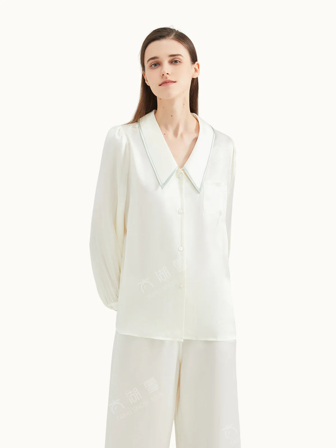 Noroki® - Pyjama Set aus Seide für Damen