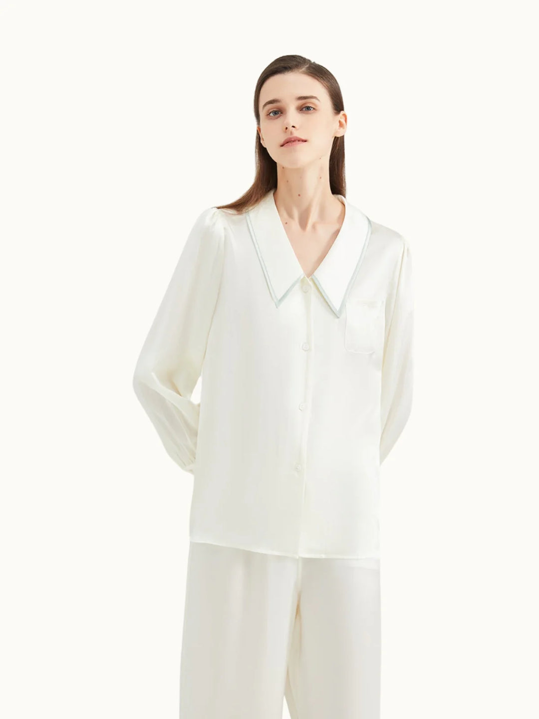 Noroki® - Pyjama Set aus Seide für Damen